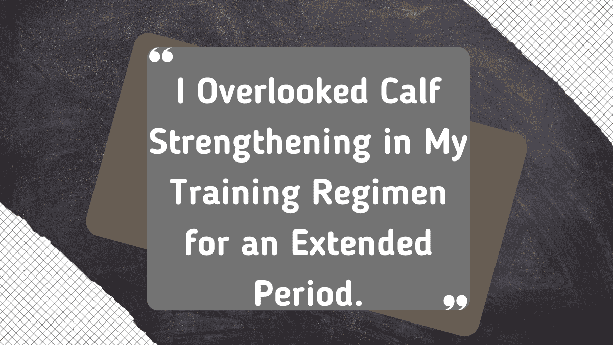 Calf Strengthening