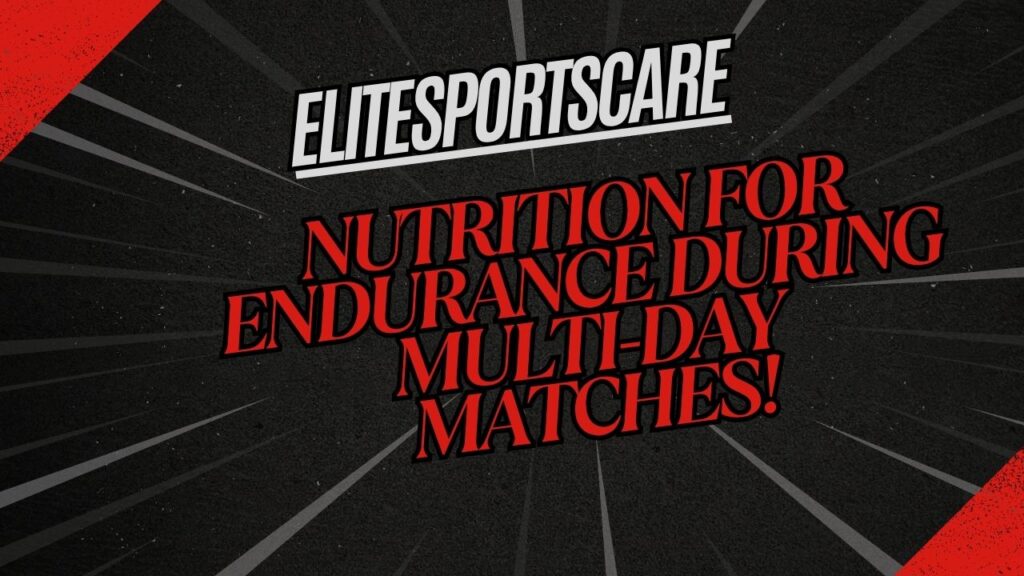Nutrition for Endurance