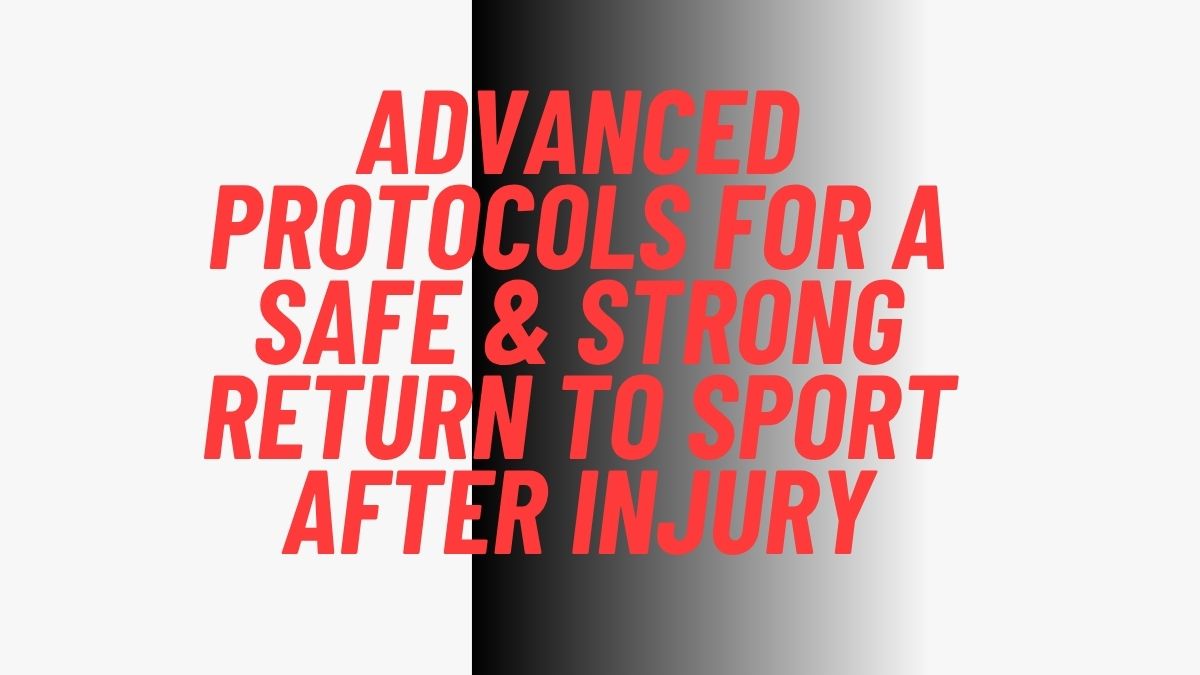 Return to Sport After Injury