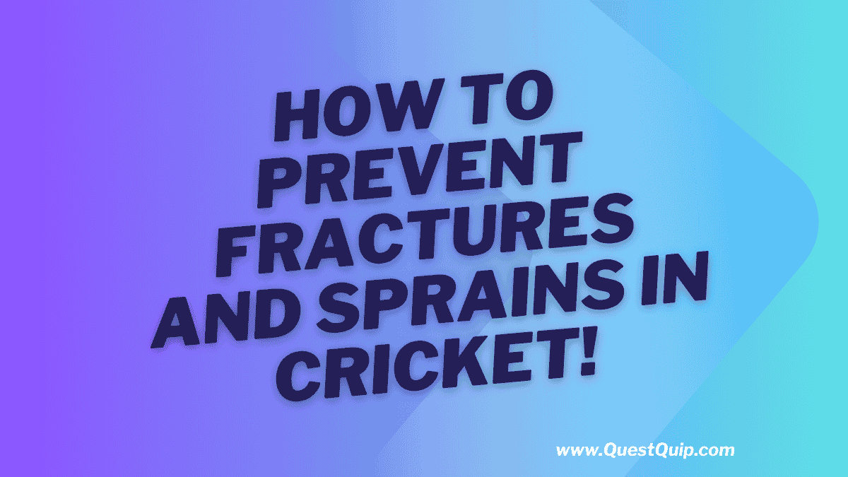 Sprains in Cricket