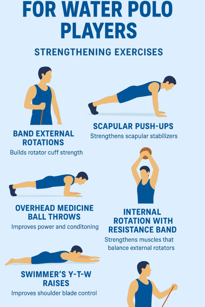 Shoulder Care for Water Polo Players: Strengthening Exercises 1 Shoulder Care for Water Polo Players