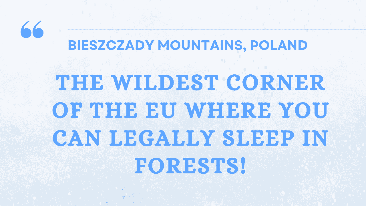 BIESZCZADY MOUNTAINS, POLAND