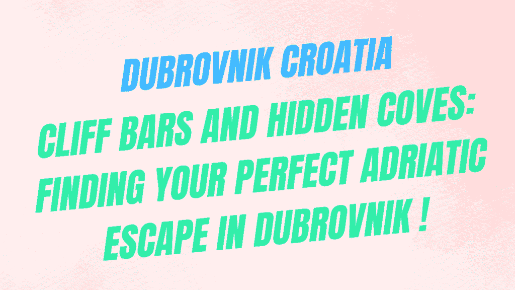 Dubrovnik Croatia