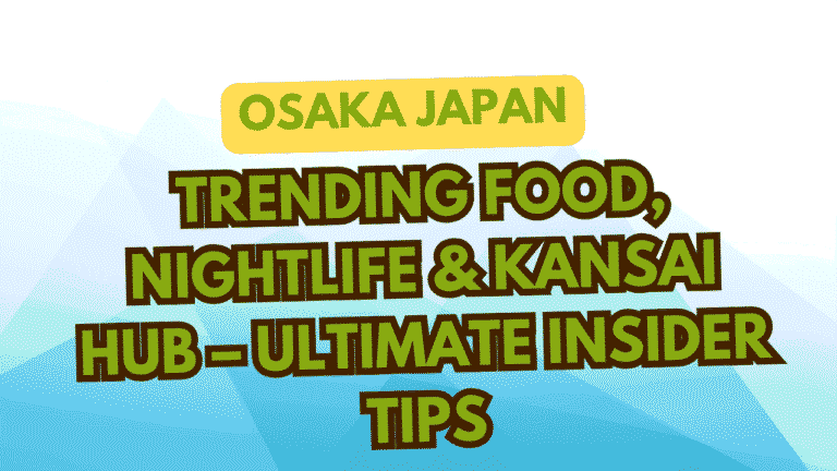 Osaka Japan Travel Guide