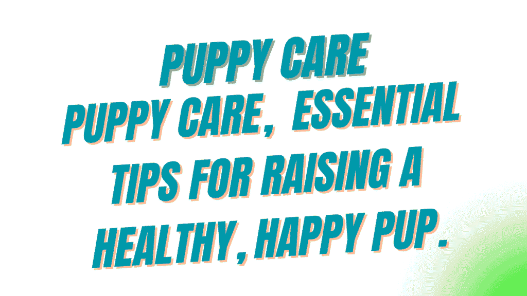 Puppy Care