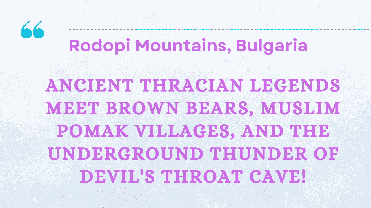 Rodopi Mountains