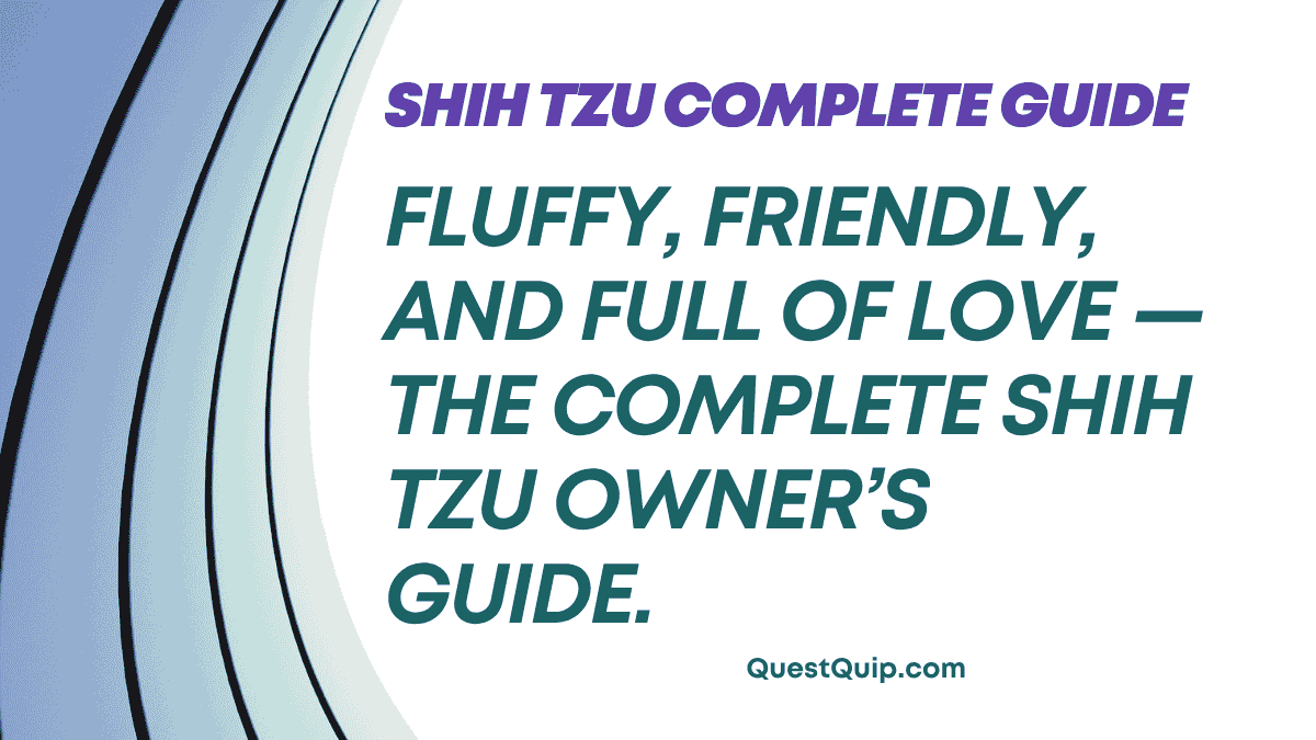 Shih Tzu Complete Guide