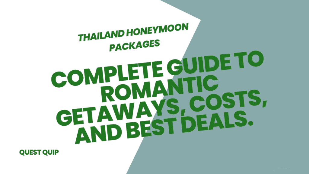 Thailand Destinations: Your Complete Guide to Paradise - From Bangkok's Golden Temples to Pristine Island Beaches 1 Thailand Honeymoon Packages