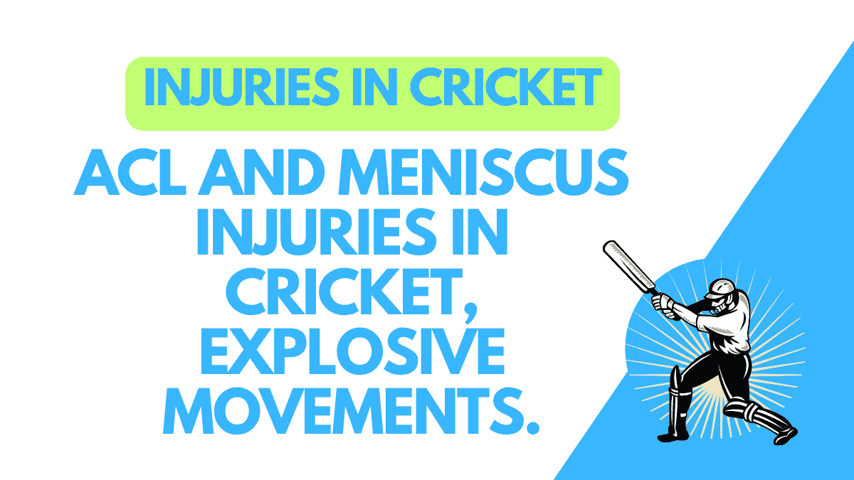 Injuries in Cricket