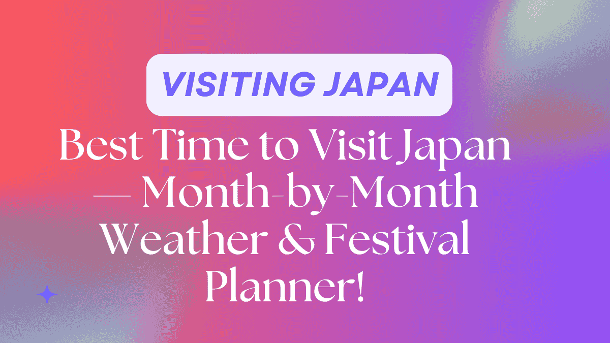 Visiting Japan