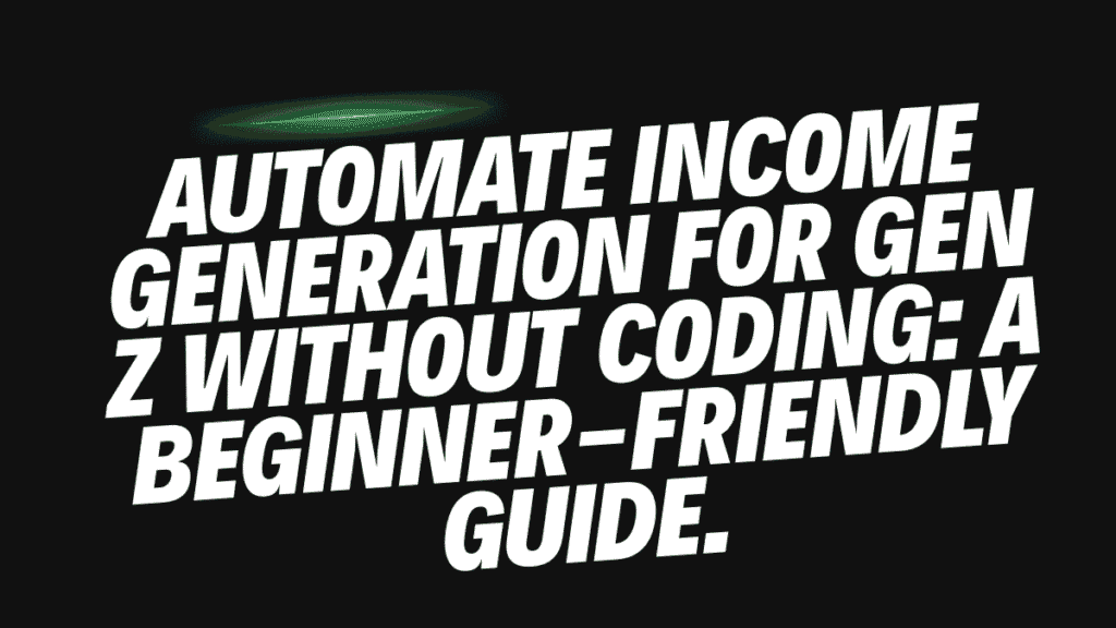 Automate Income