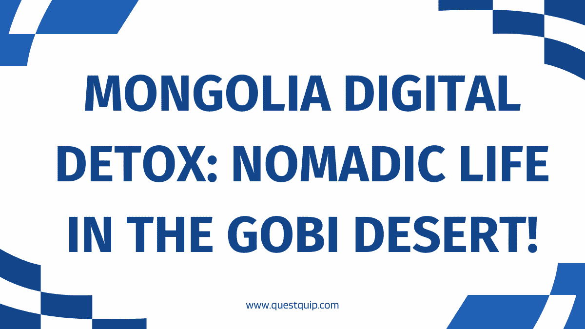 Mongolia Digital Detox