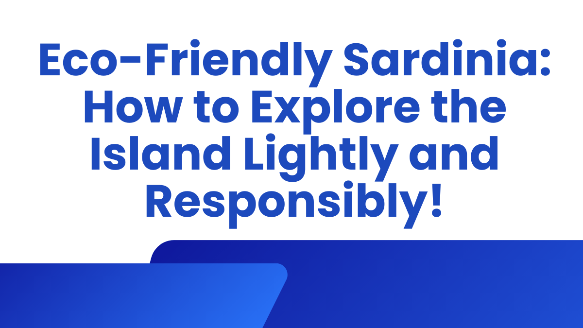 Sardinia Sustainable Travel