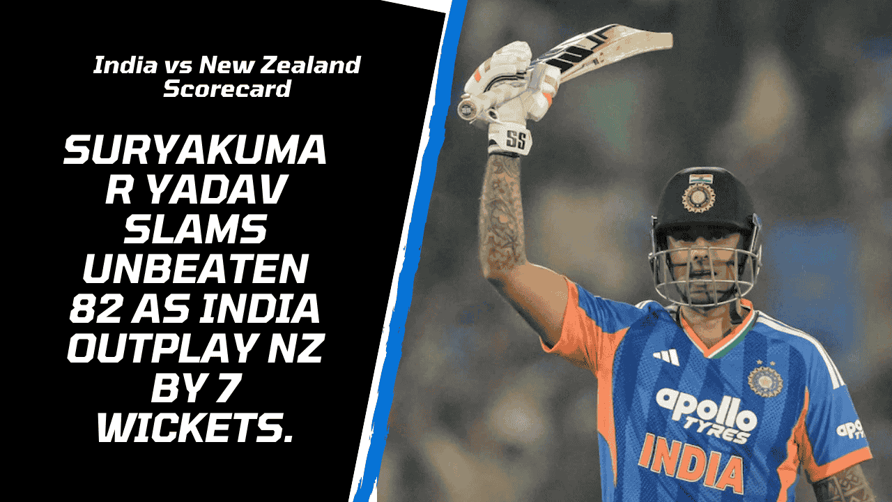 India vs New Zealand Scorecard