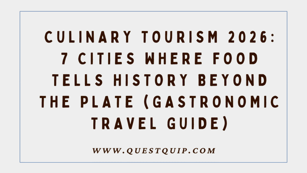Culinary Tourism