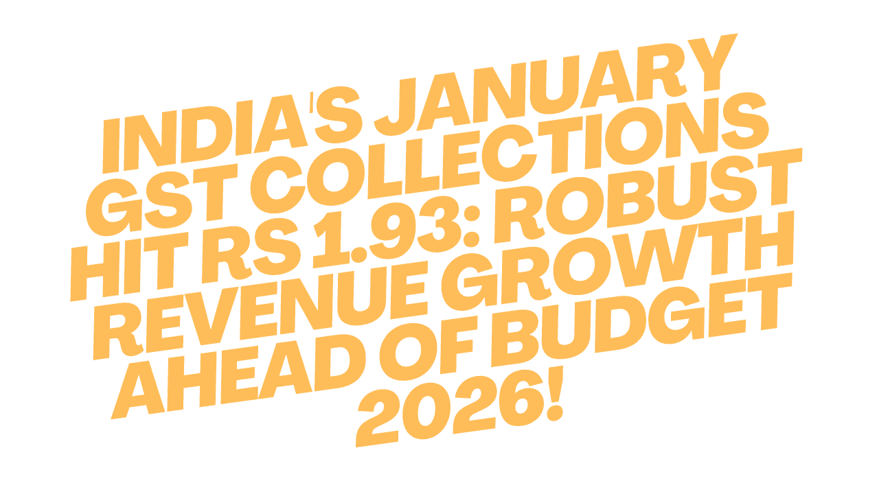 India's January GST Collections