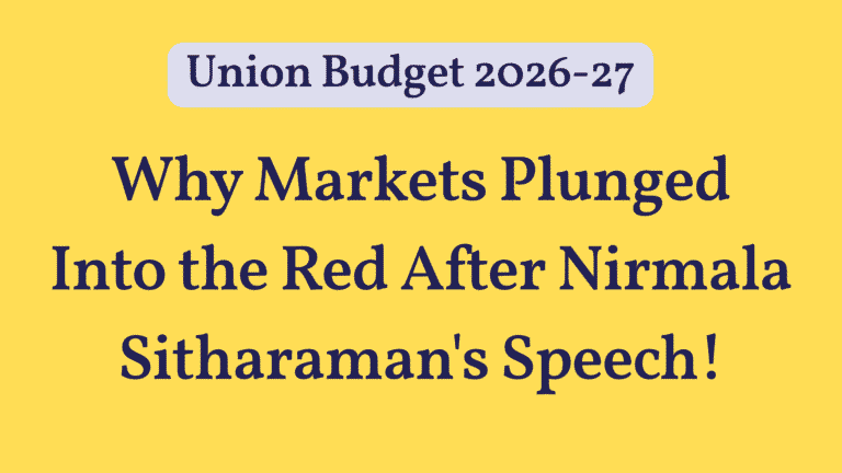 Markets Plunged Into the Red