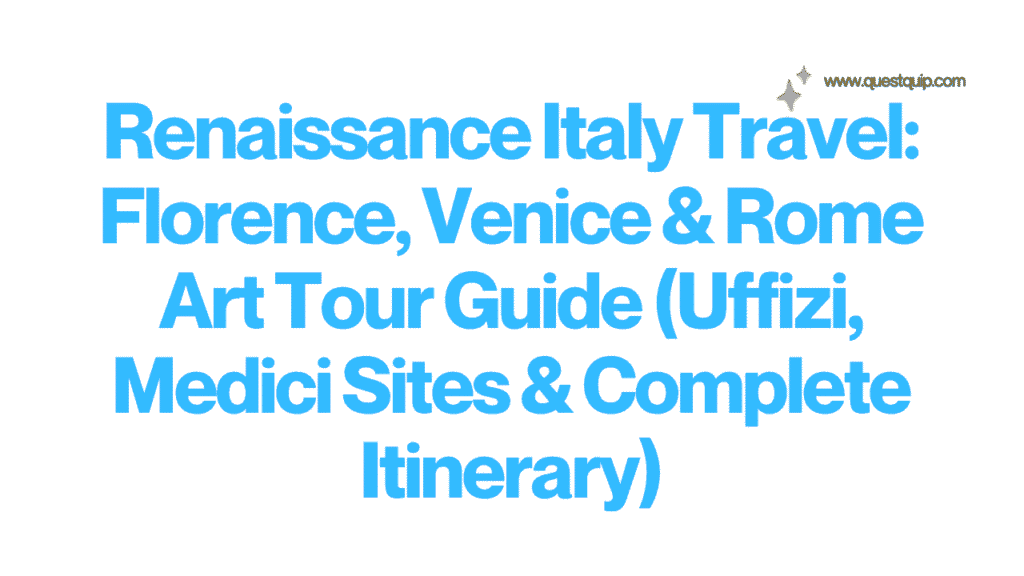Renaissance Italy Travel