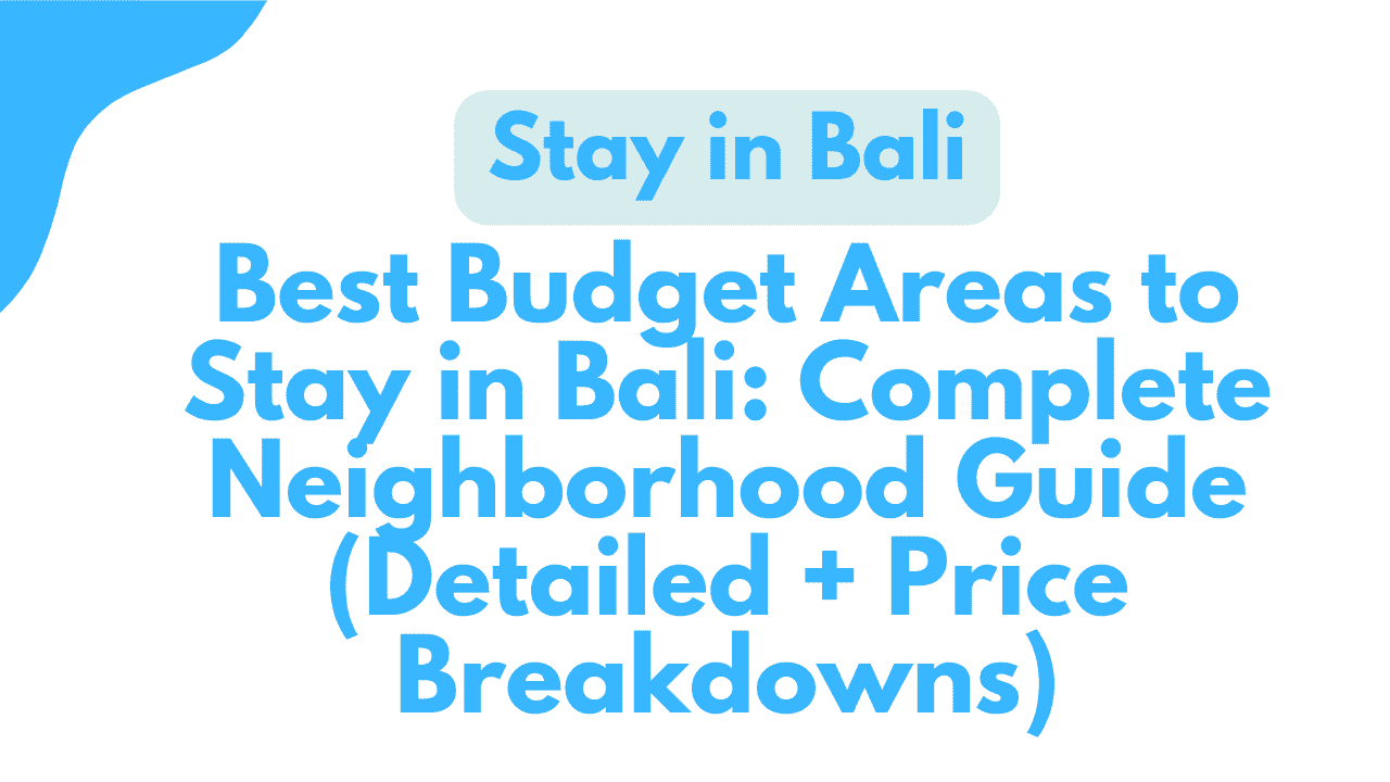 Stay in Bali
