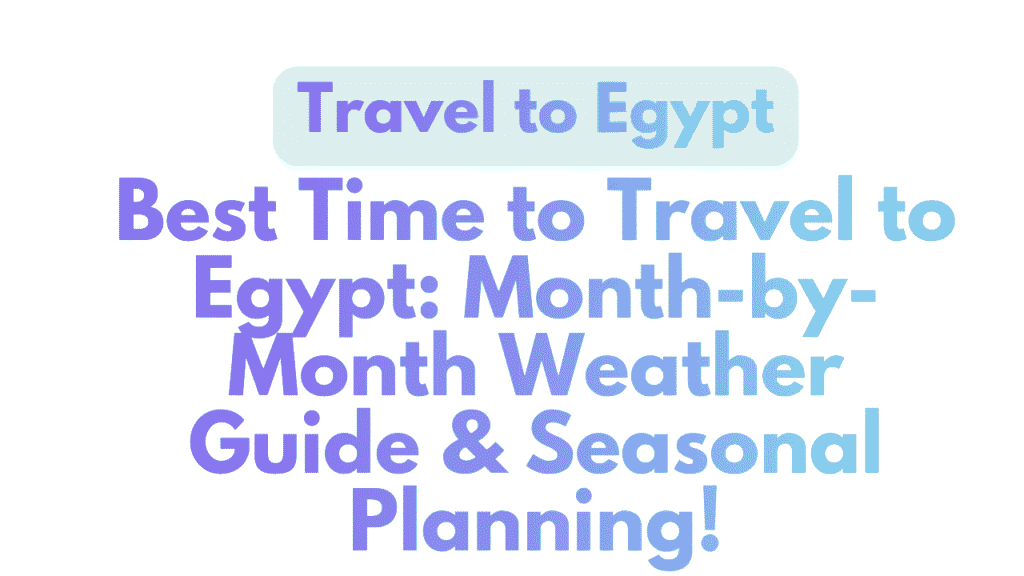 Travel to Egypt