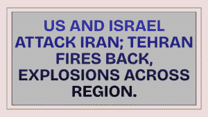 US AND ISRAEL ATTACK IRAN