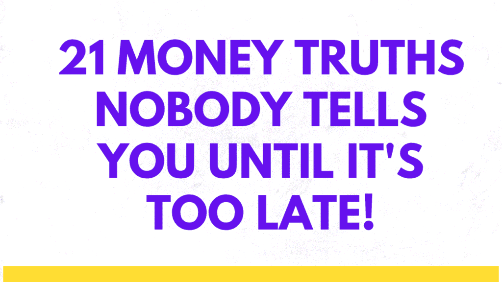 21 Money Truths