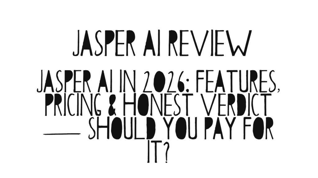 Jasper AI Review