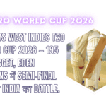 India vs West Indies T20 WORLD CUP 2026