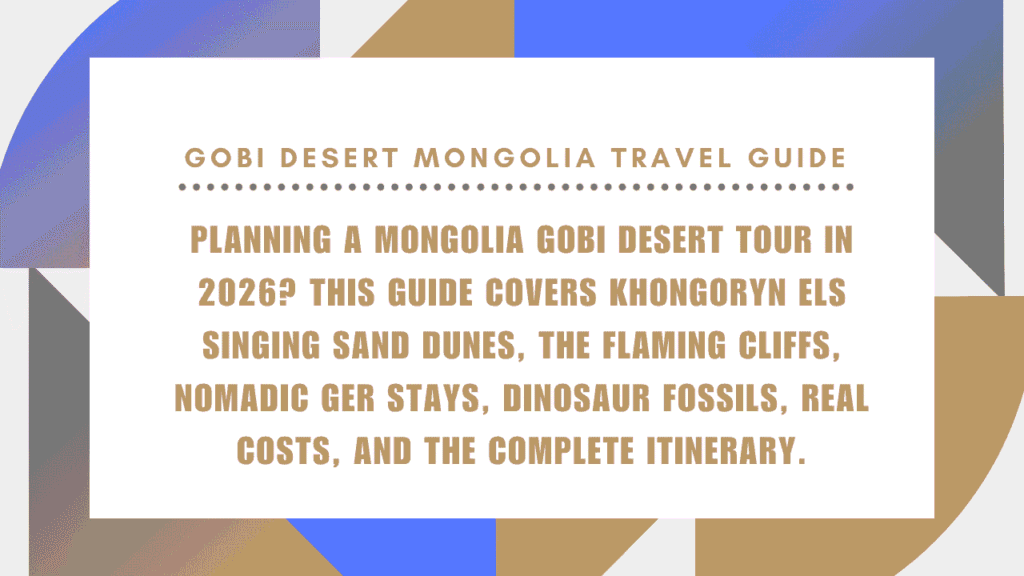 Is the Gobi Desert the Most Underestimated Adventure on Earth? Mongolia's Singing Sands Explained 1 Gobi Desert Mongolia Travel Guide
