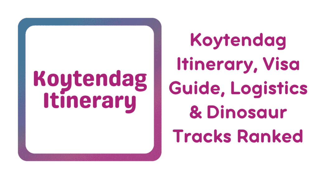 Koytendag Itinerary