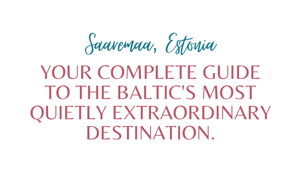Saaremaa, Estonia