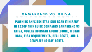 Samarkand vs. Khiva