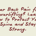 Lower Back Pain