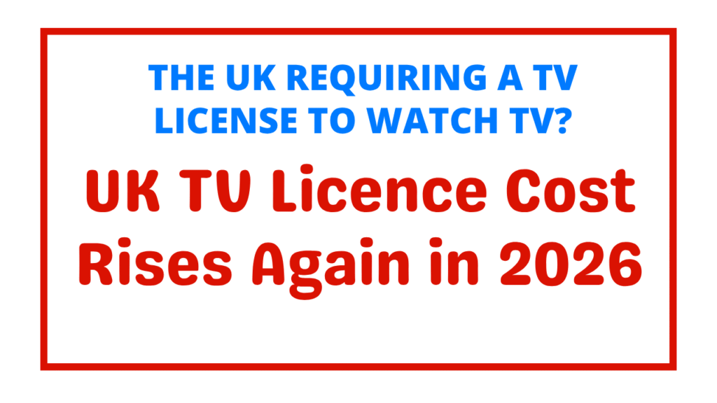 UK TV Licence Cost