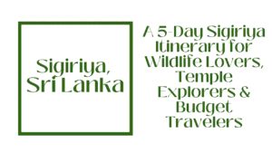 Sigiriya, Sri Lanka